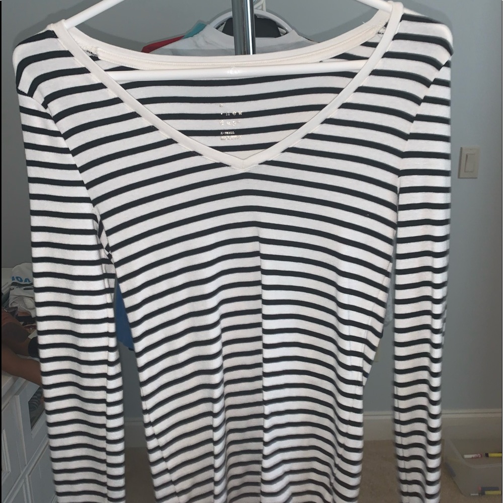 striped blouse